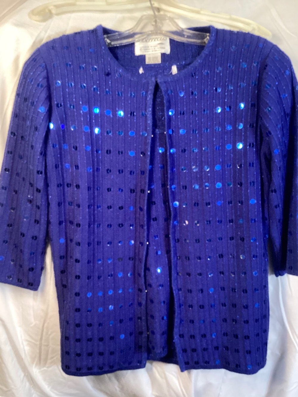 Royal Blue Dressy Suit Top, " SIDEFFECTSs of California"
